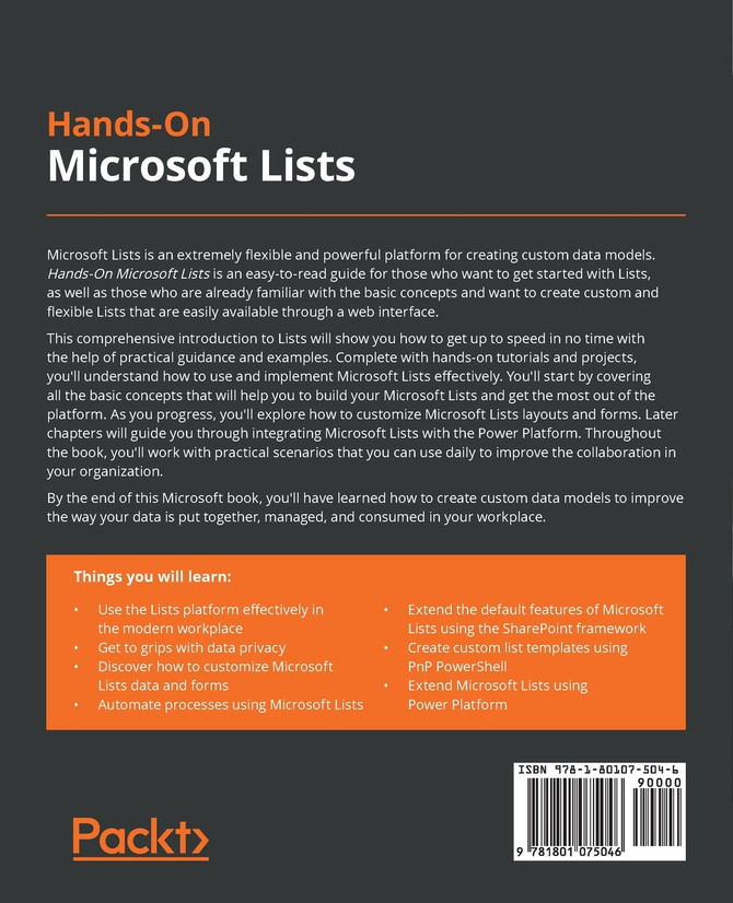 Hands-On Microsoft Lists