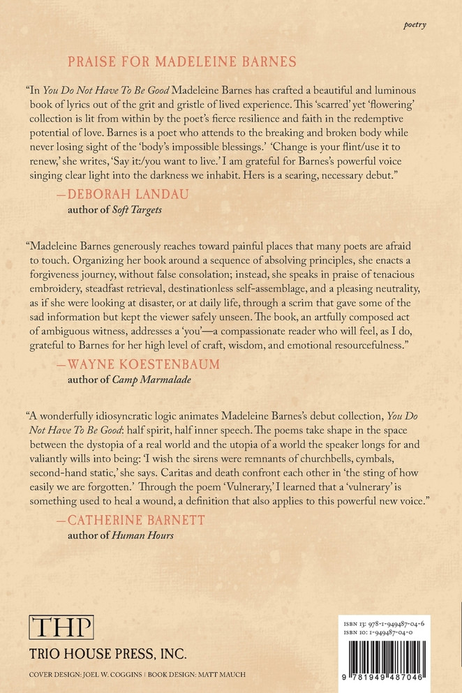 You Do Not Have To Be Good