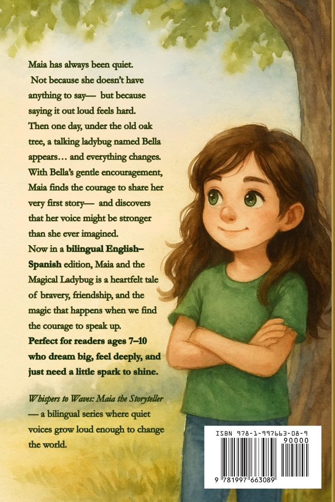 Maia and the Magical Ladybug (An English - Spanish Bilingual Adventure)