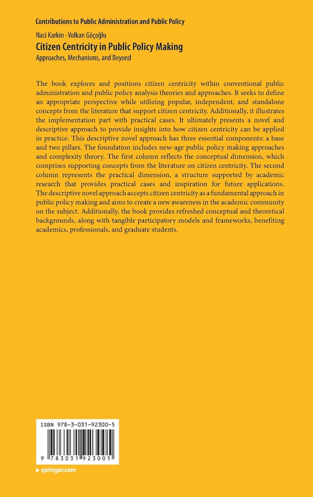 Citizen Centricity in Public Policy Making