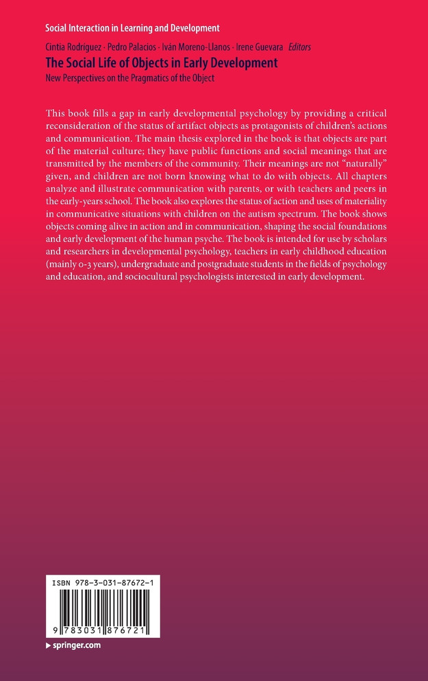 The Social Life of Objects in Early Development