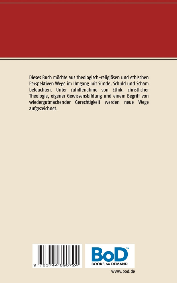Schuld, Scham und das Gewissen