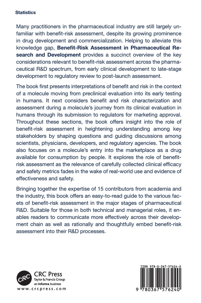 Benefit-Risk Assessment in Pharmaceutical Research and Development
