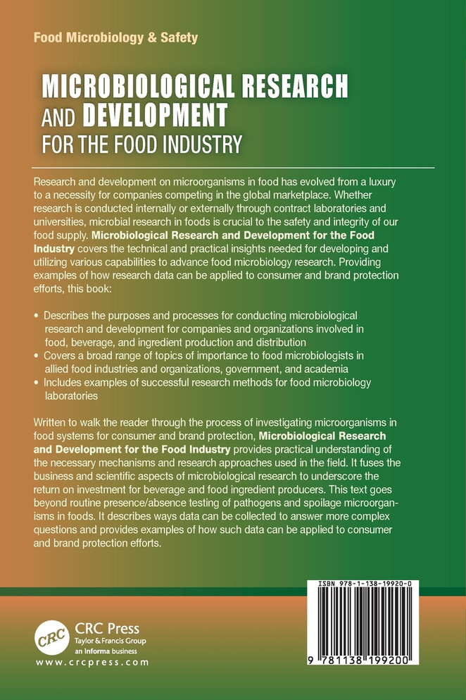 Microbiological Research and Development for the Food Industry