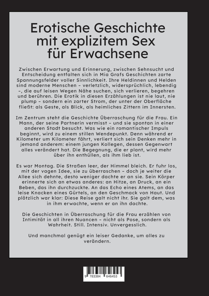 Überraschung für die Frau