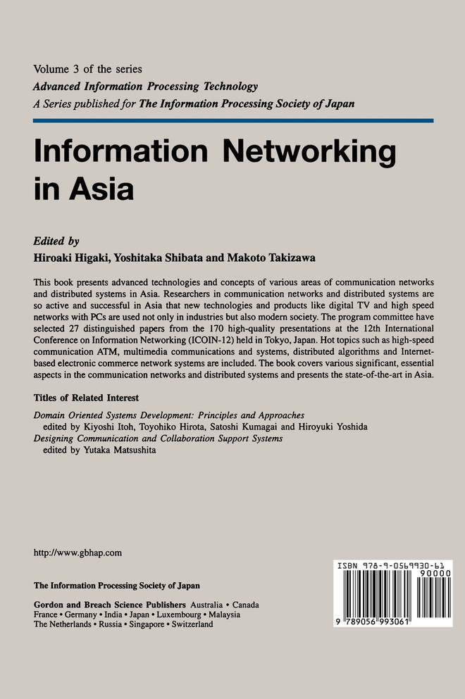 Information Networking in Asia