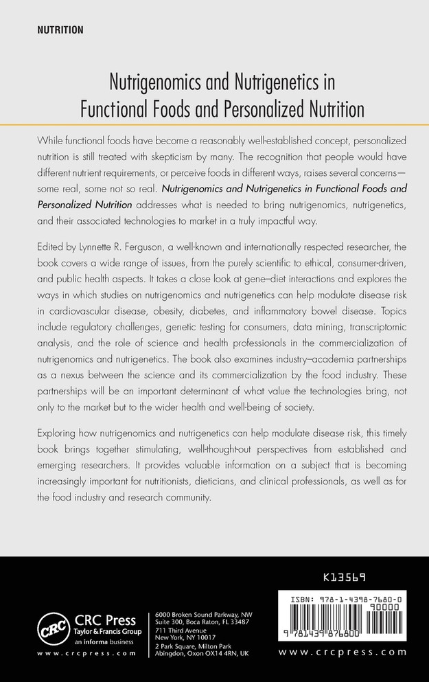 Nutrigenomics and Nutrigenetics in Functional Foods and Personalized Nutrition