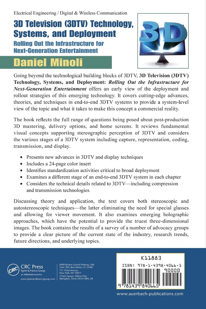 3D Television (3DTV) Technology, Systems, and Deployment