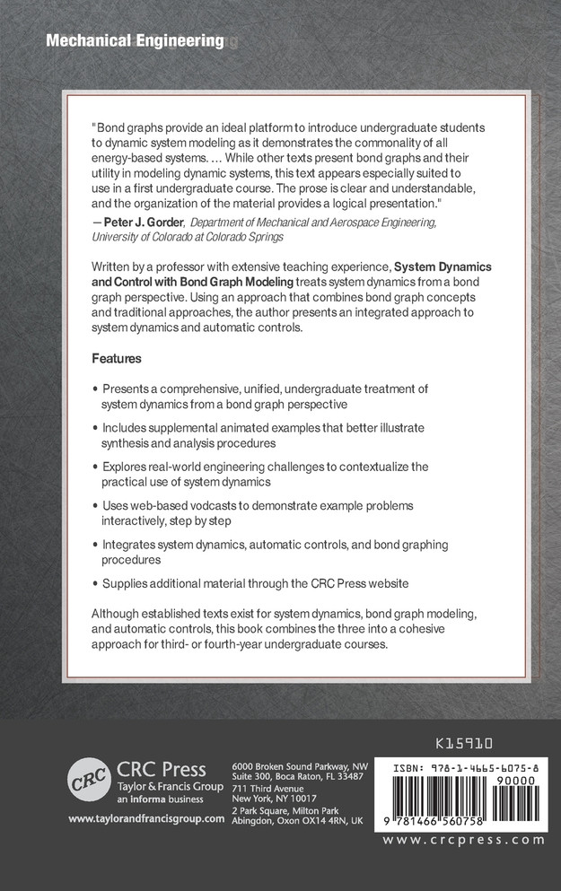 System Dynamics and Control with Bond Graph Modeling
