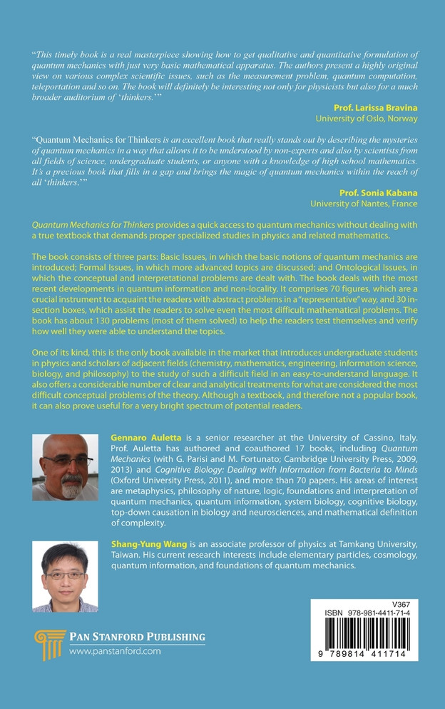 Quantum Mechanics for Thinkers
