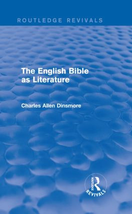 English Bible as Literature