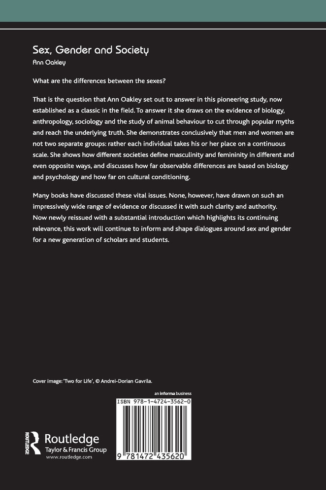 Sex, Gender and Society