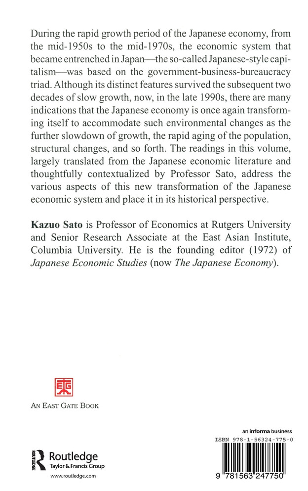 Transformation of the Japanese Economy