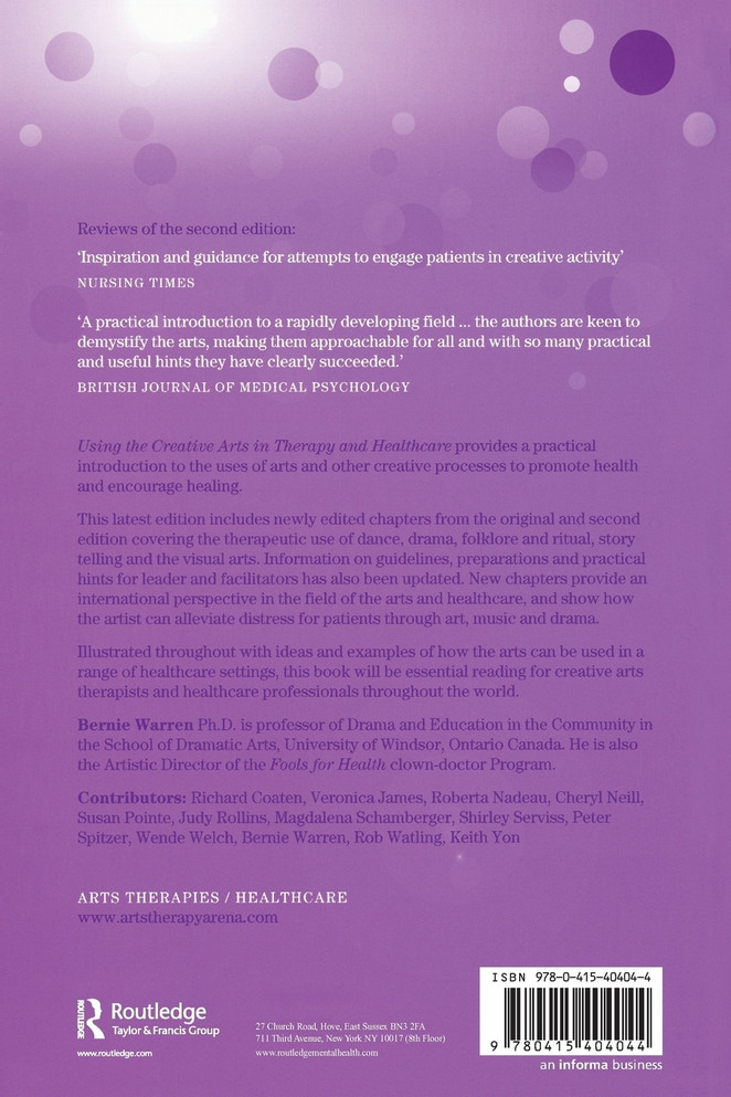 Using the Creative Arts in Therapy and Healthcare