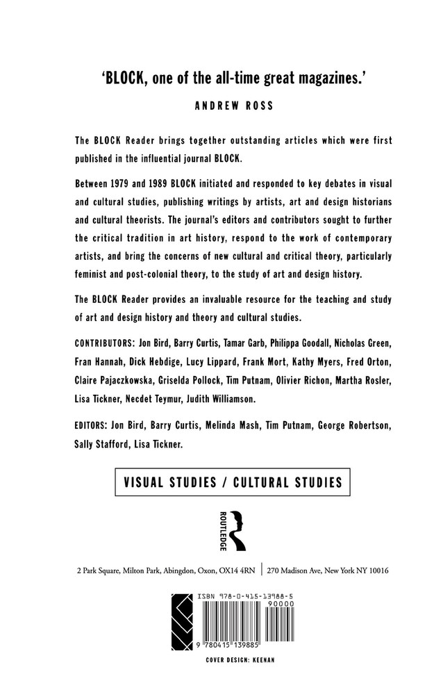 Block Reader in Visual Culture