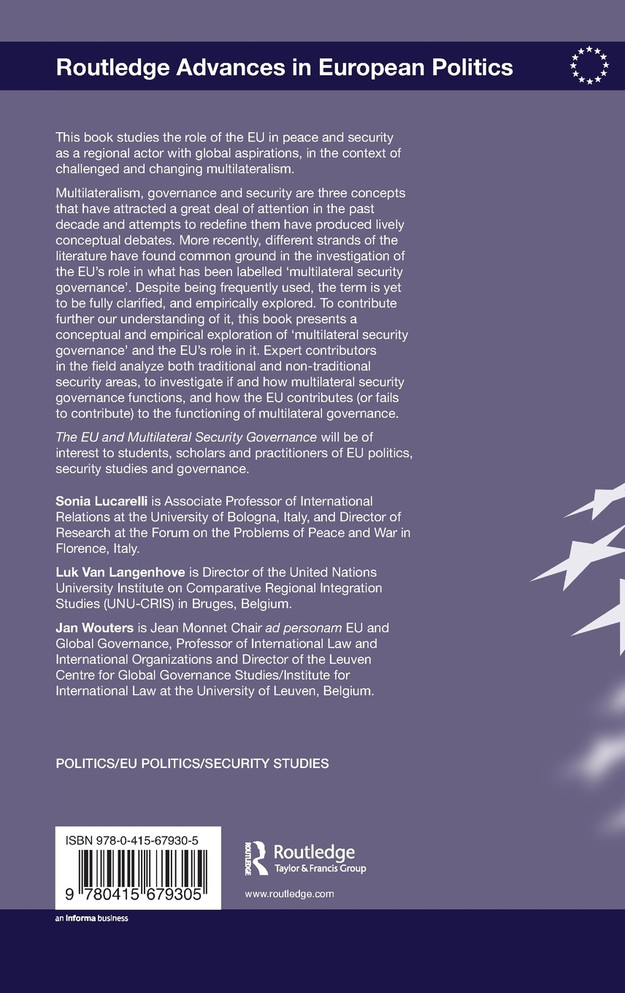 EU and Multilateral Security Governance