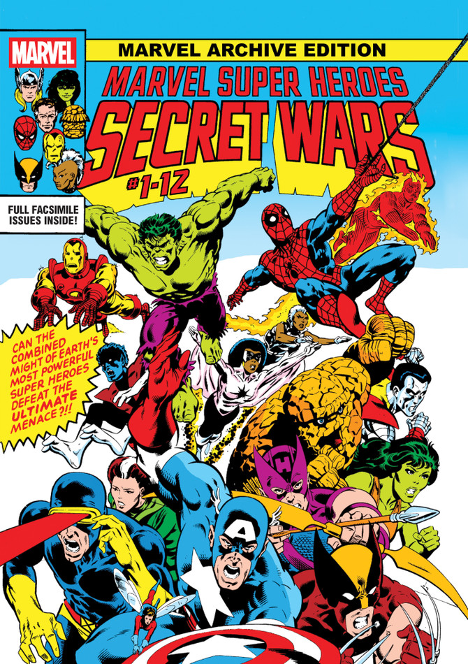 Marvel Archive Edition: Marvel Super Heroes Secret Wars Gallery Edition Mike Zeck Original First Issue Cover