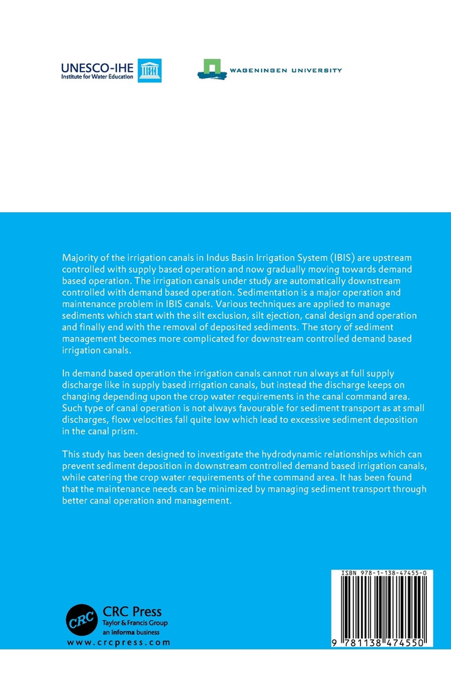 Role of Sediment Transport in Operation and Maintenance of Supply and Demand Based Irrigation Canals