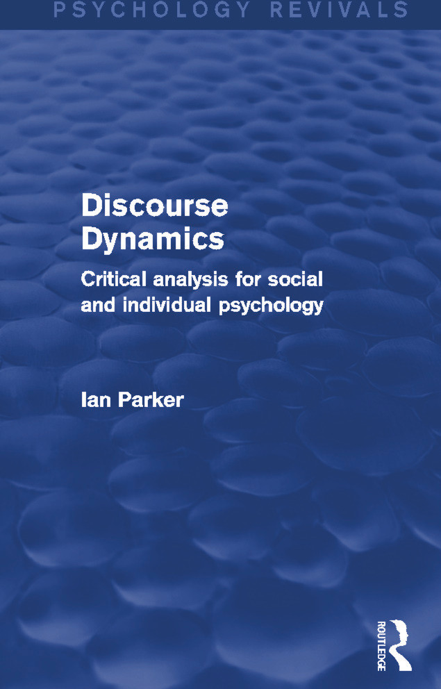 Discourse Dynamics (Psychology Revivals)