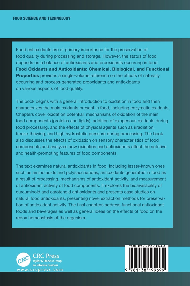 Food Oxidants and Antioxidants