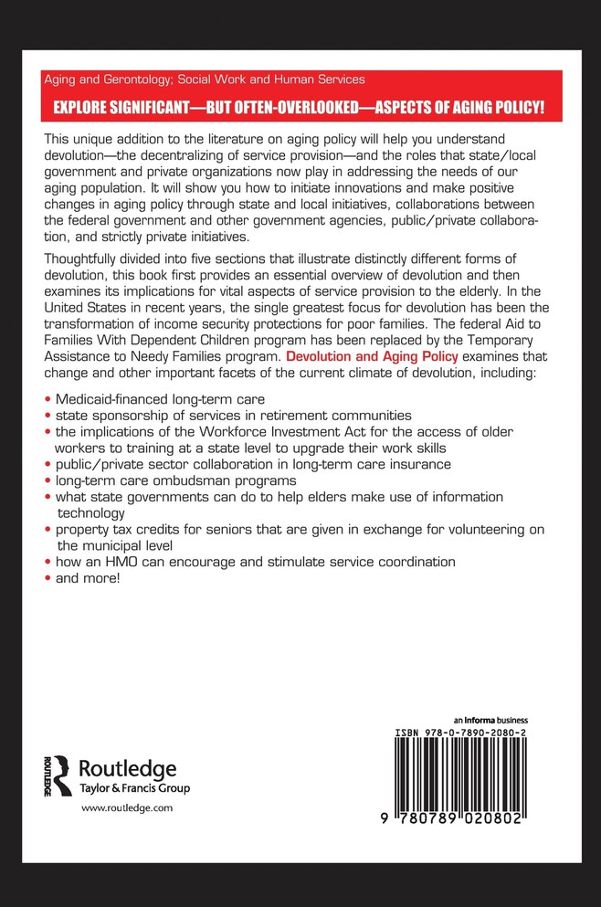 Devolution and Aging Policy