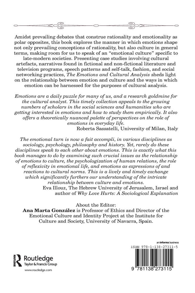 Emotions and Cultural Analysis