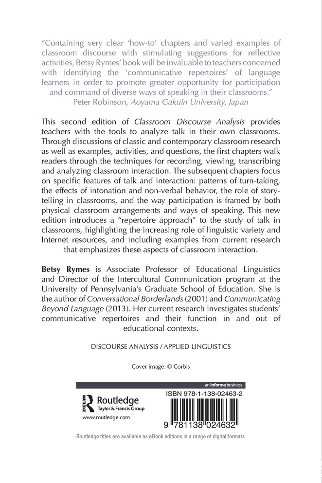 Classroom Discourse Analysis