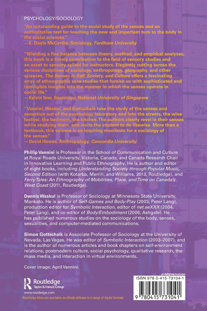 Senses in Self, Society, and Culture