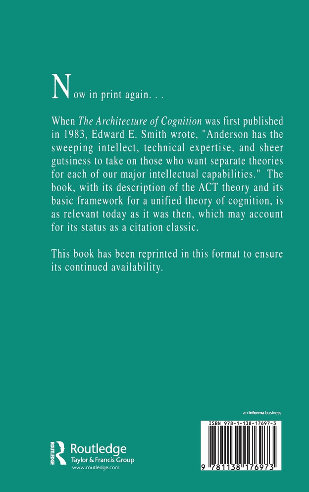 Architecture of Cognition