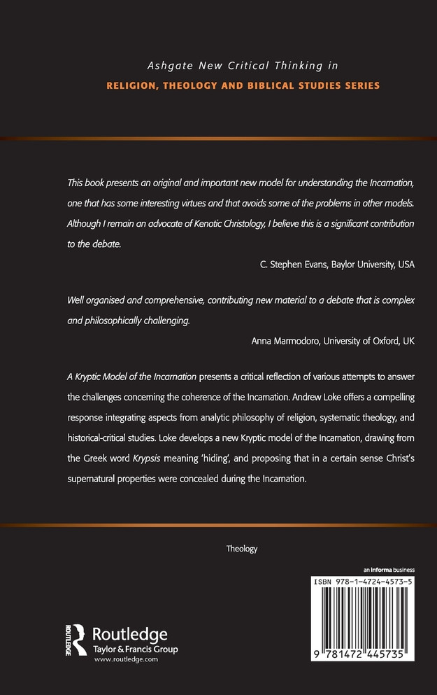 Kryptic Model of the Incarnation
