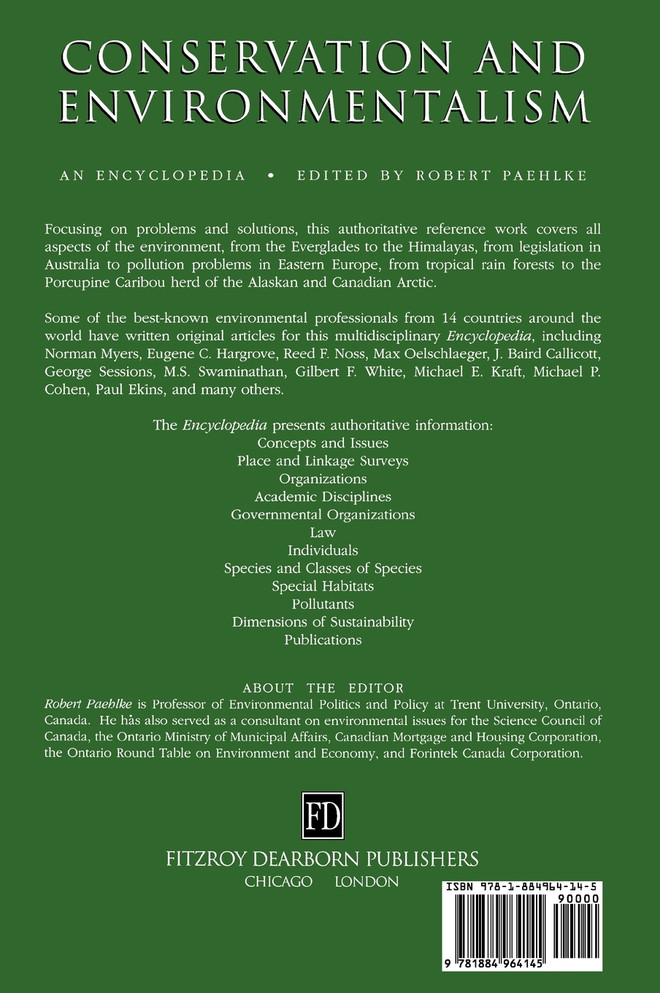 Conservation and Environmentalism