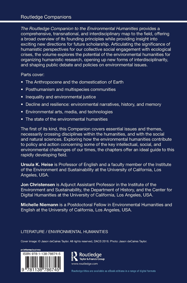 Routledge Companion to the Environmental Humanities