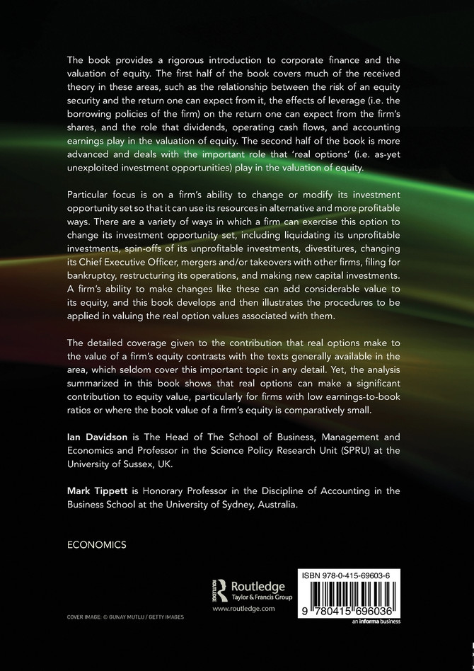 Principles of Equity Valuation