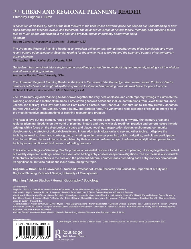 Urban and Regional Planning Reader
