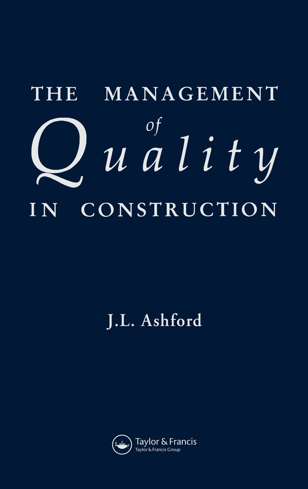 Management of Quality in Construction