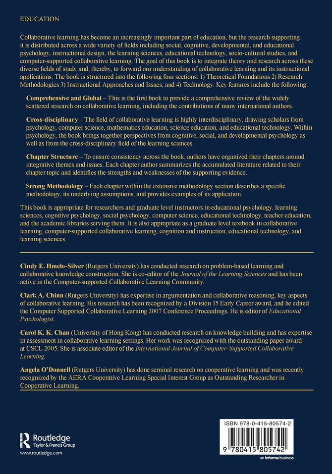 International Handbook of Collaborative Learning