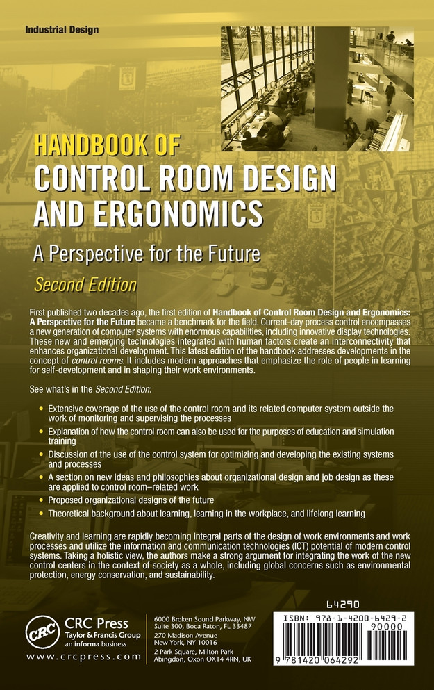 Handbook of Control Room Design and Ergonomics