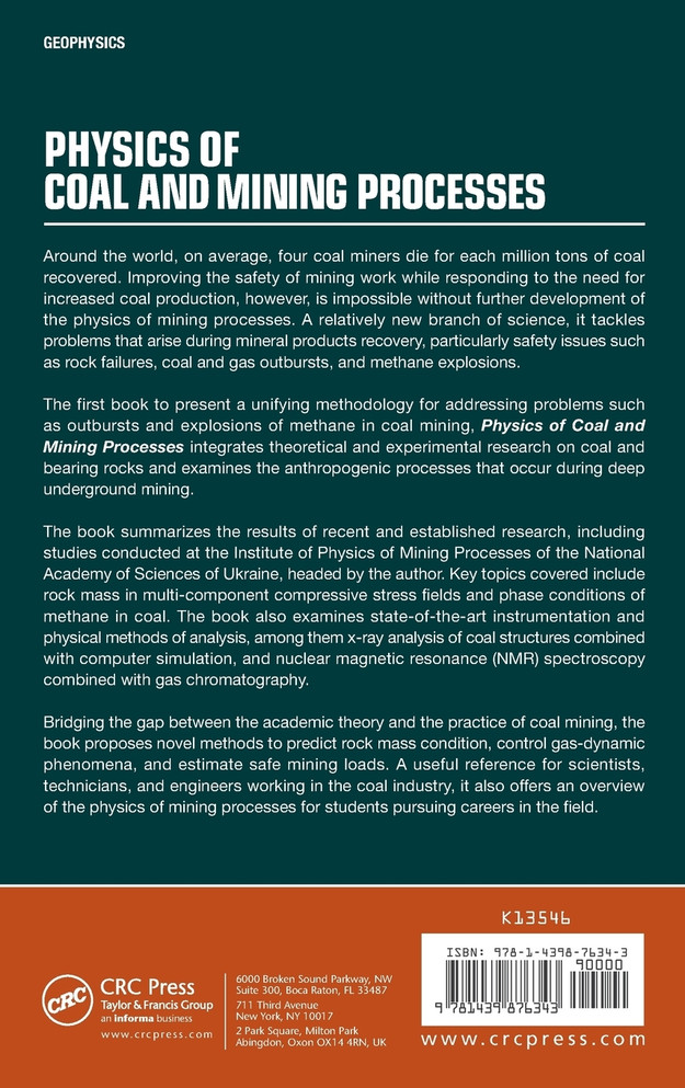 Physics of Coal and Mining Processes