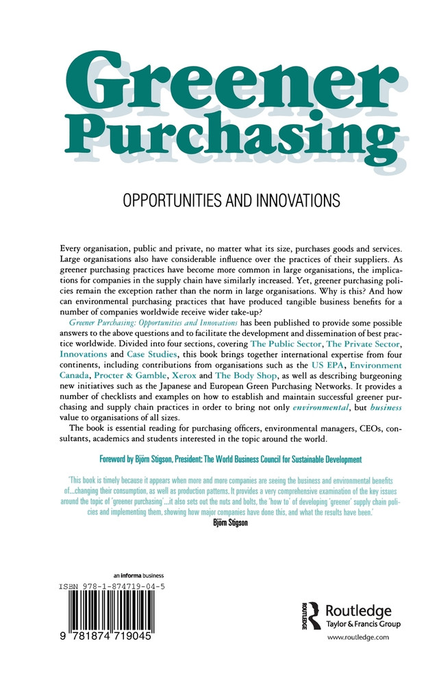 Greener Purchasing