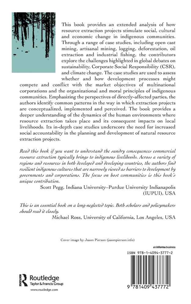 Natural Resource Extraction and Indigenous Livelihoods