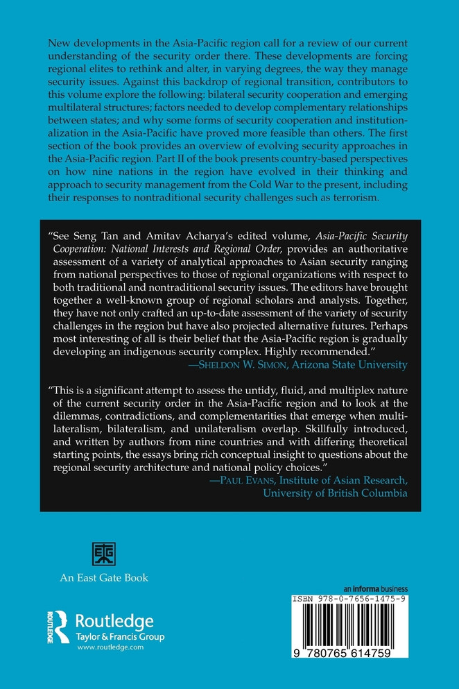 Asia-Pacific Security Cooperation: National Interests and Regional Order