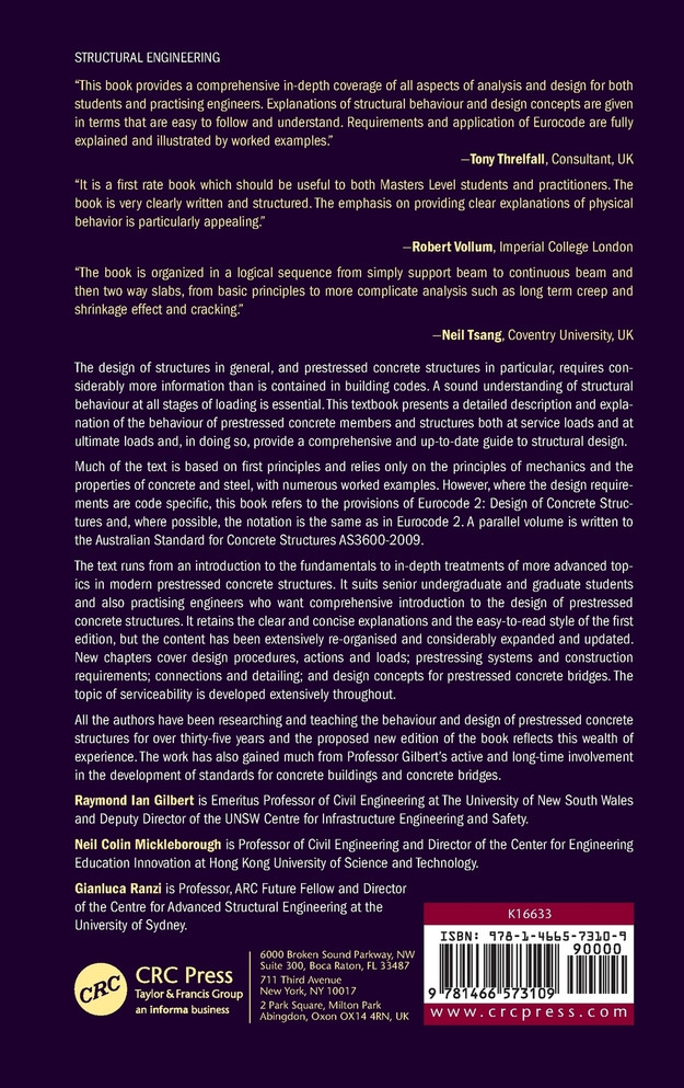 Design of Prestressed Concrete to Eurocode 2