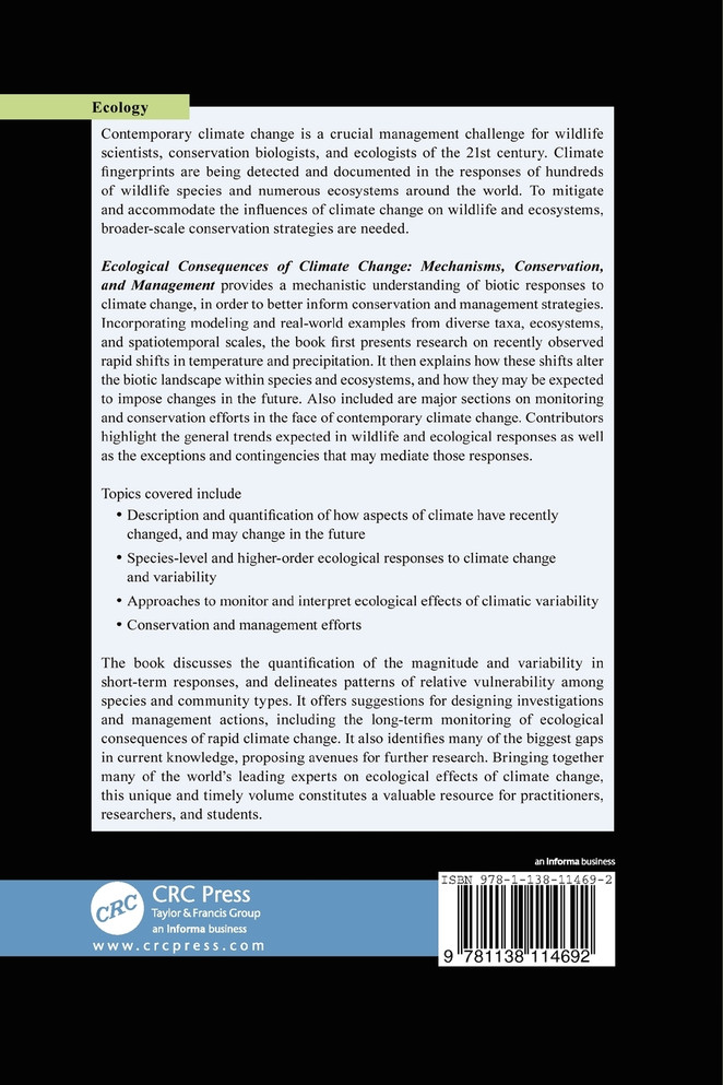 Ecological Consequences of Climate Change
