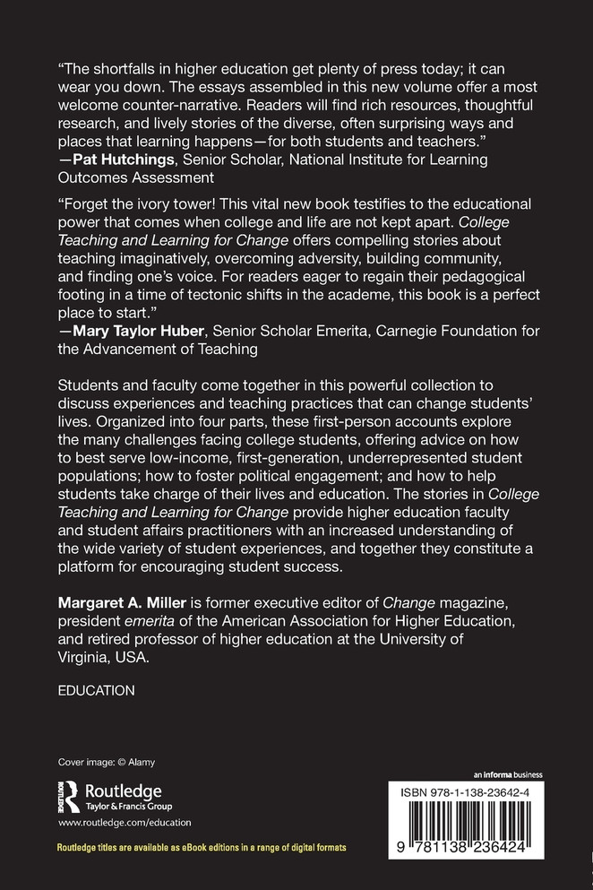 College Teaching and Learning for Change
