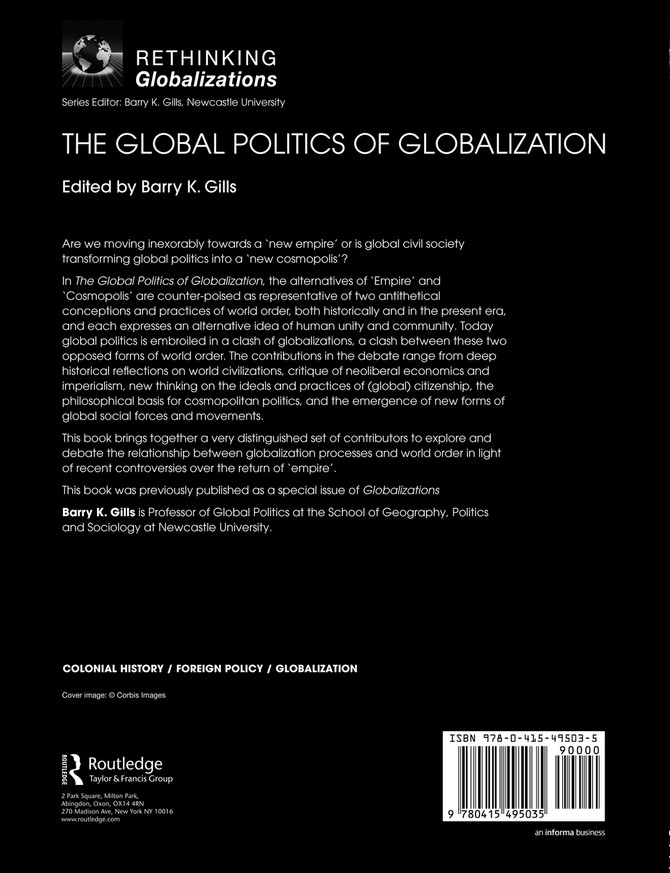 Global Politics of Globalization