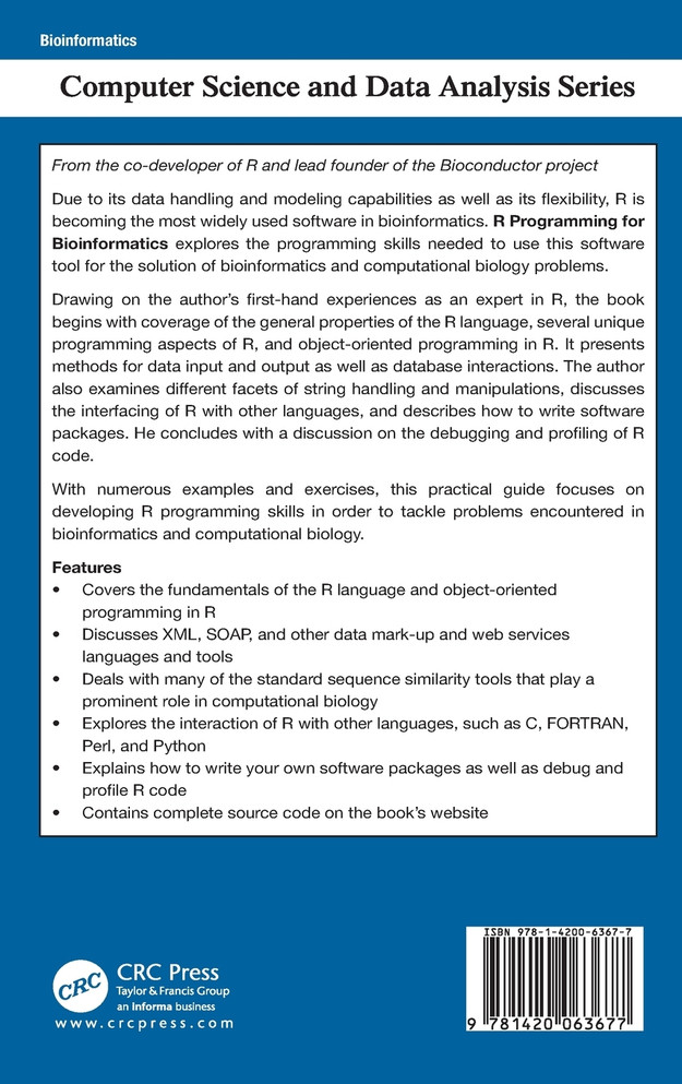 R Programming for Bioinformatics