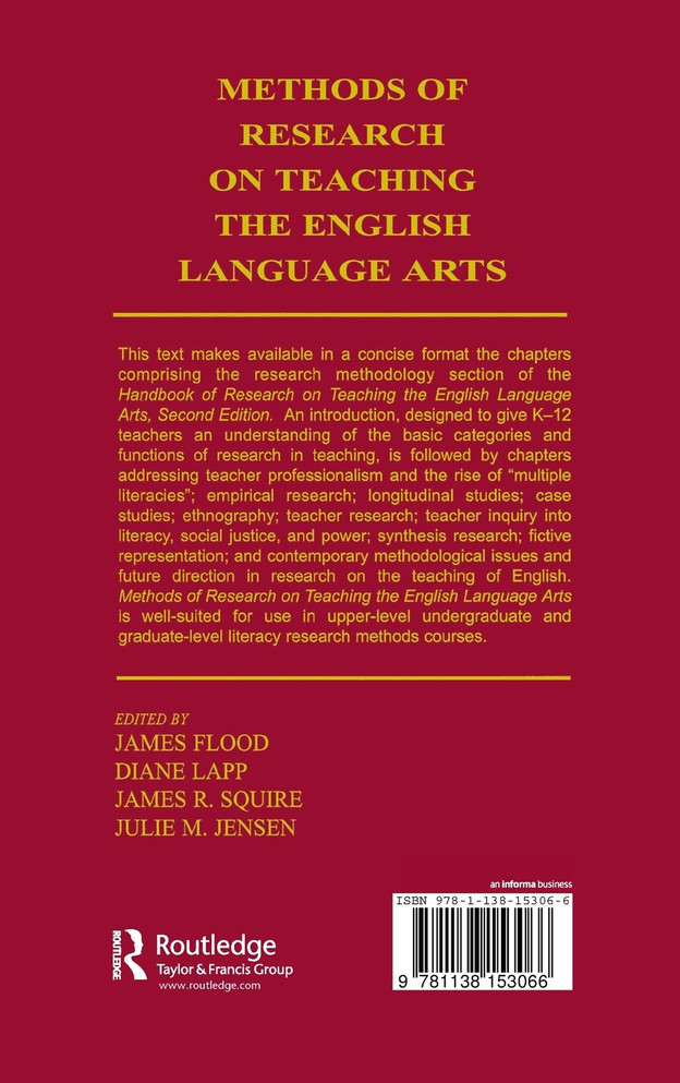 Methods of Research on Teaching the English Language Arts