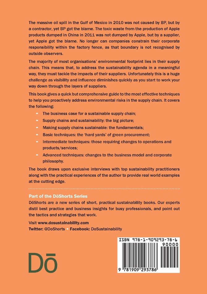 Building a Sustainable Supply Chain