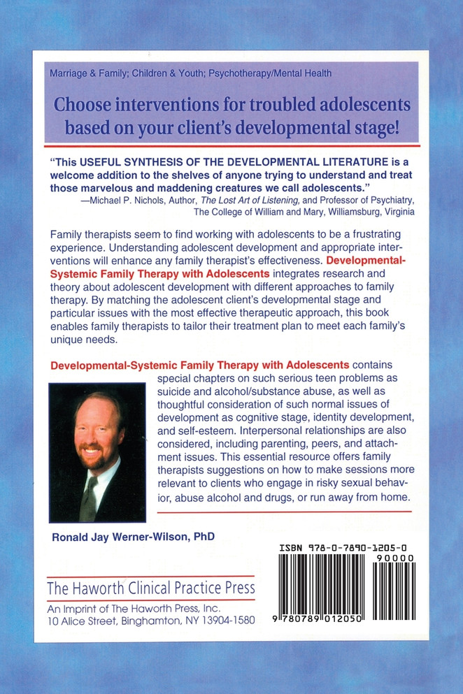 Developmental-Systemic Family Therapy with Adolescents
