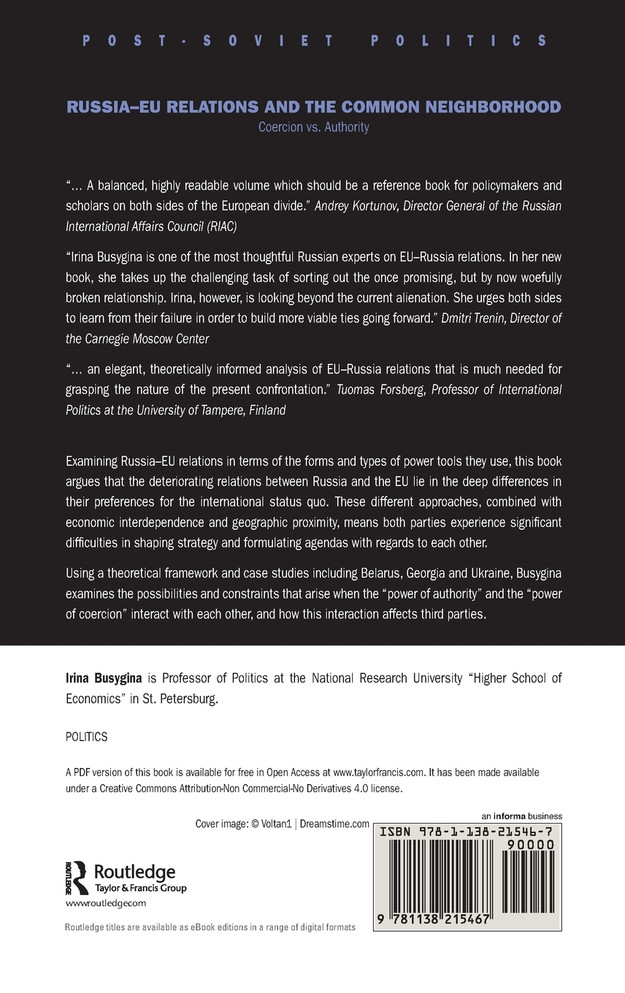 Russia–EU Relations and the Common Neighborhood